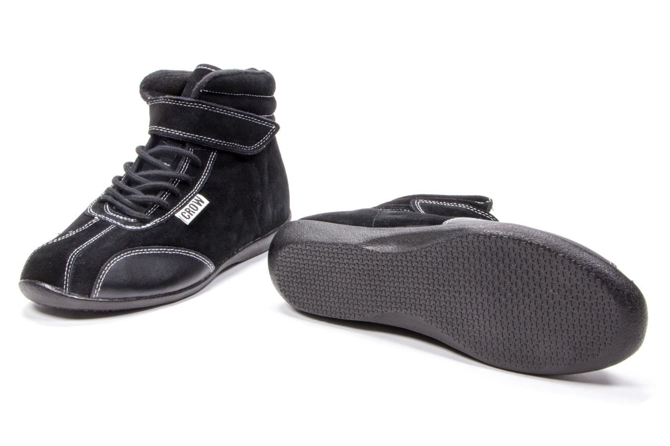 crow safety 22600BK Shoe Mid Top Black Size 6 crow safety 22600BK