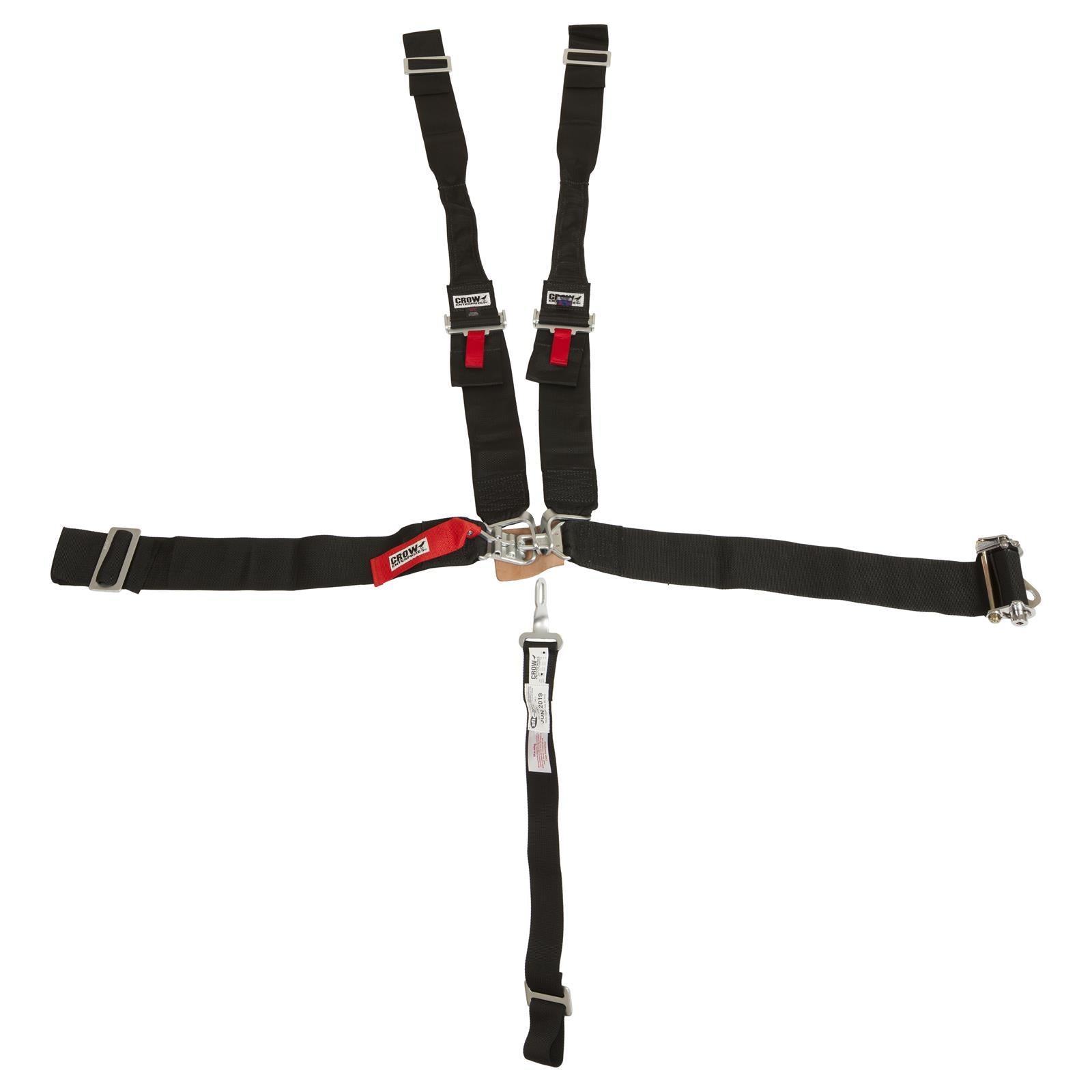 crow safety 40064-2L Harness 5 Point Ratchet Left Side 2in Black crow safety 40064-2L