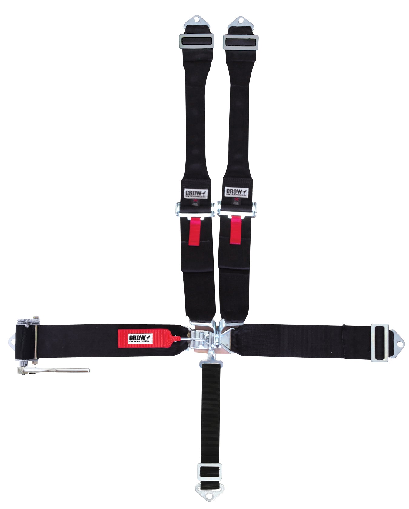 crow safety 40074R Seat Belts Ratchet Style On Right 3in 5 Point crow safety 40074R