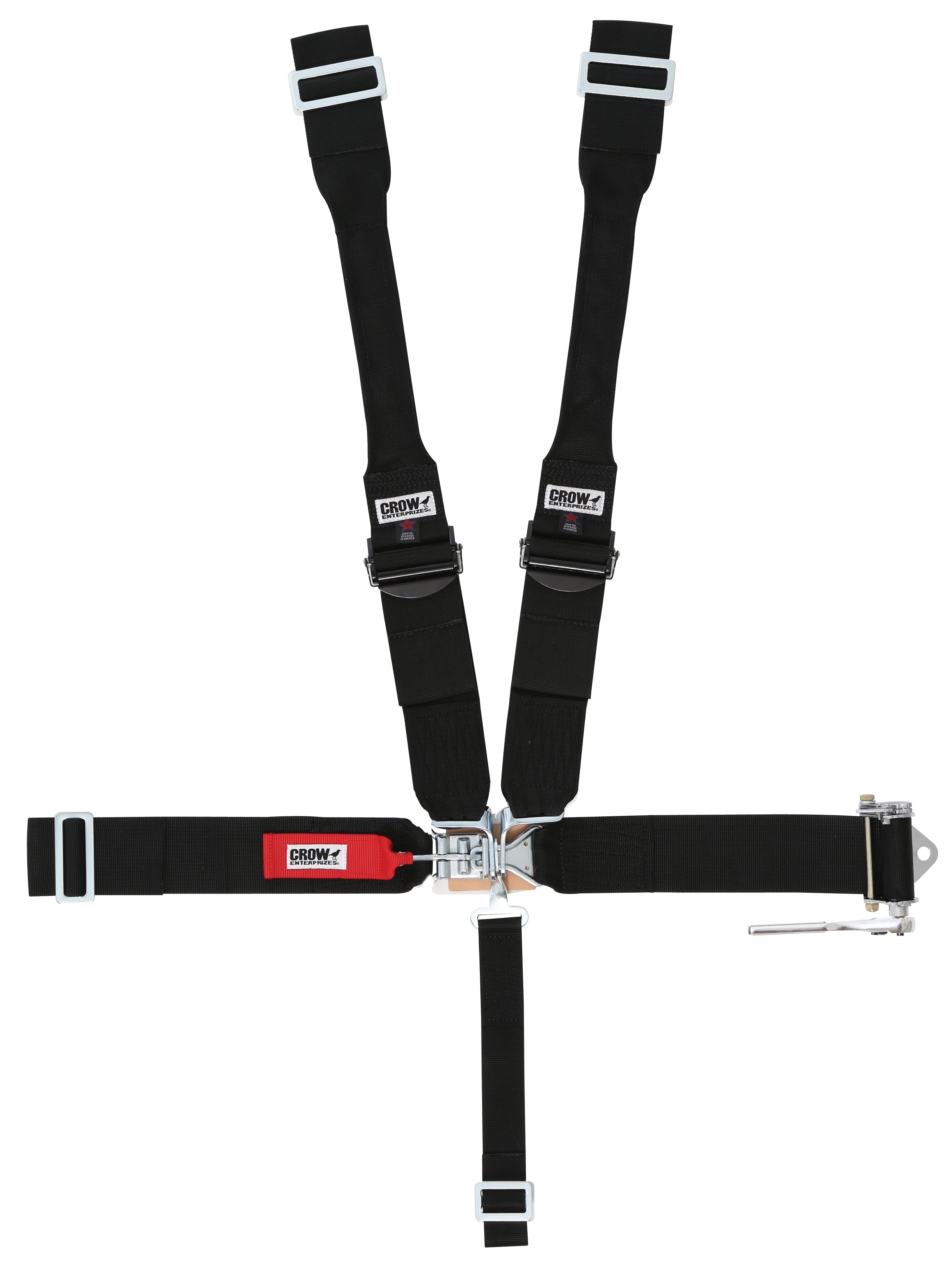 crow safety 40084PRB Seat Belts 5 Point With Ratchet Left Side 5-Way crow safety 40084PRB
