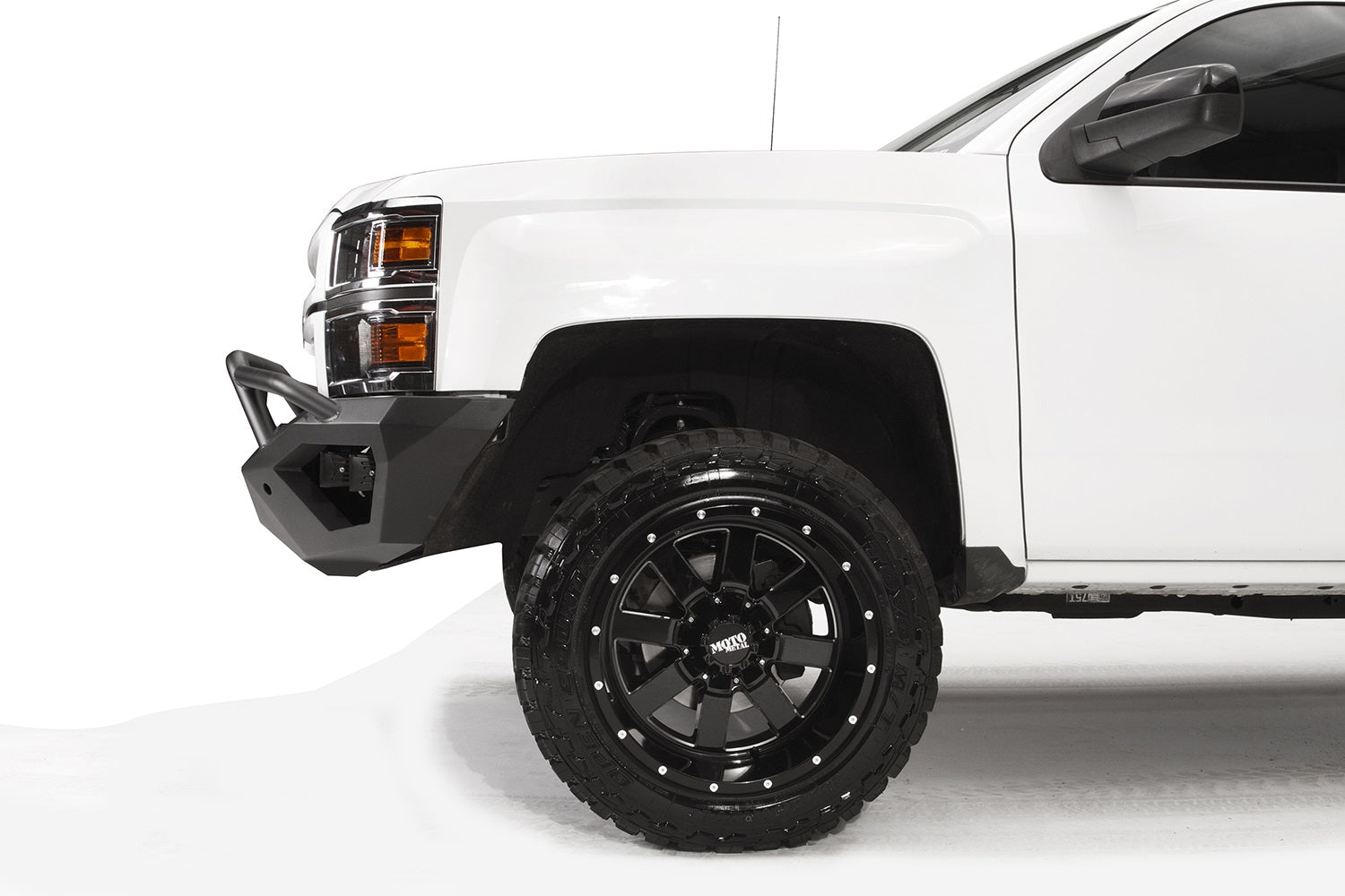 Fab Fours CS14-D3051-B Vengeance Front Bumper; Uncoated/Paintable; No Guard; [AWSL]; Fab Fours CS14-D3051-B