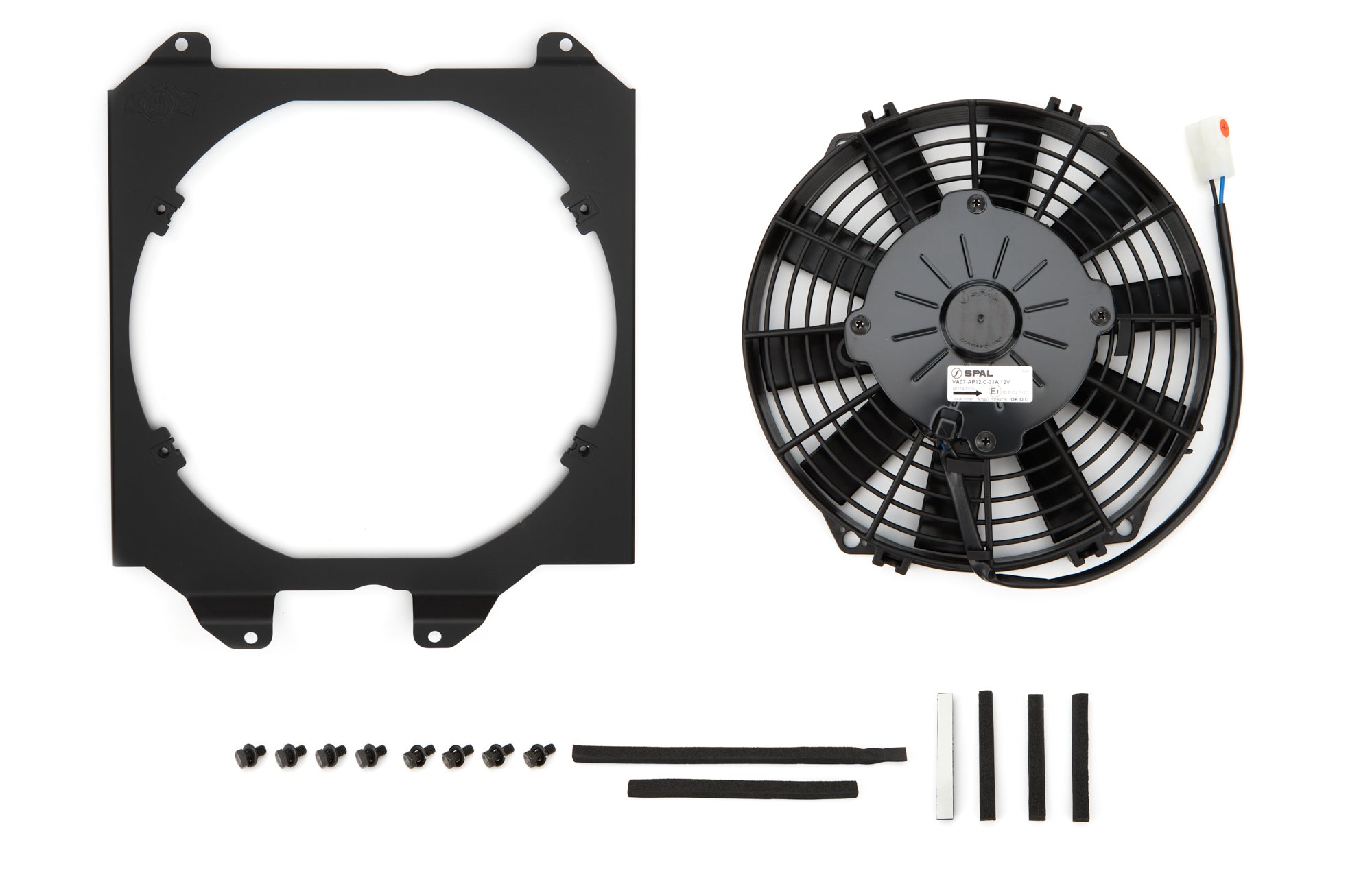 CSF Cooling - Racing & High Performance Division 2858FB Fan Shroud/Fan 92-00 Civic Aluminum CSF Cooling - Racing & High Performance Division 2858FB