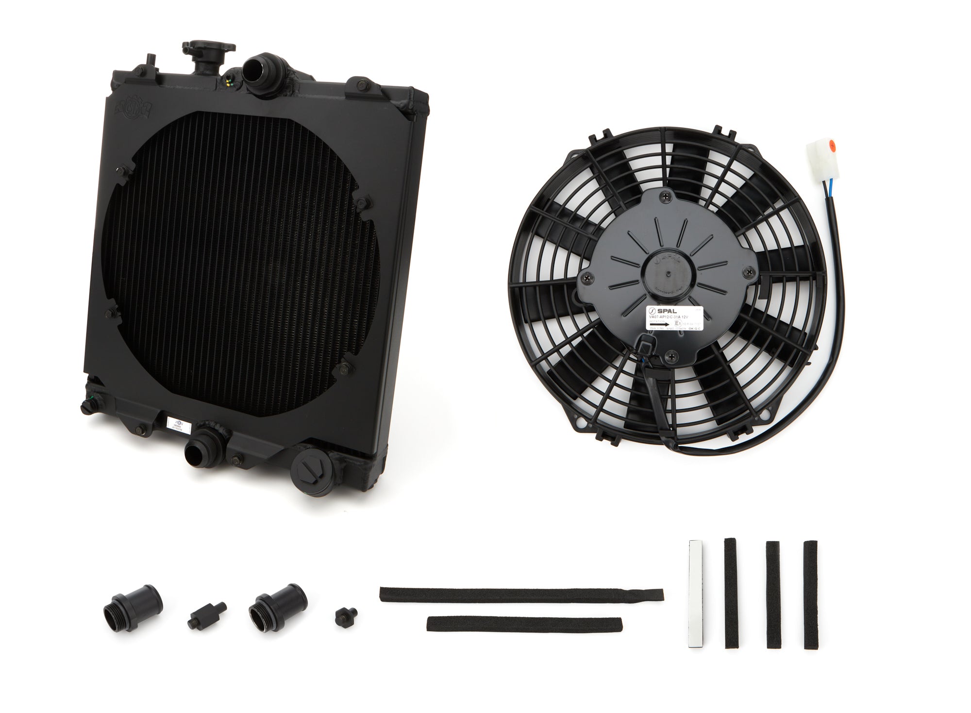 CSF Cooling - Racing & High Performance Division 2858XB Radiator Universal Half Radiator w/Direct Fit CSF Cooling - Racing & High Performance Division 2858XB
