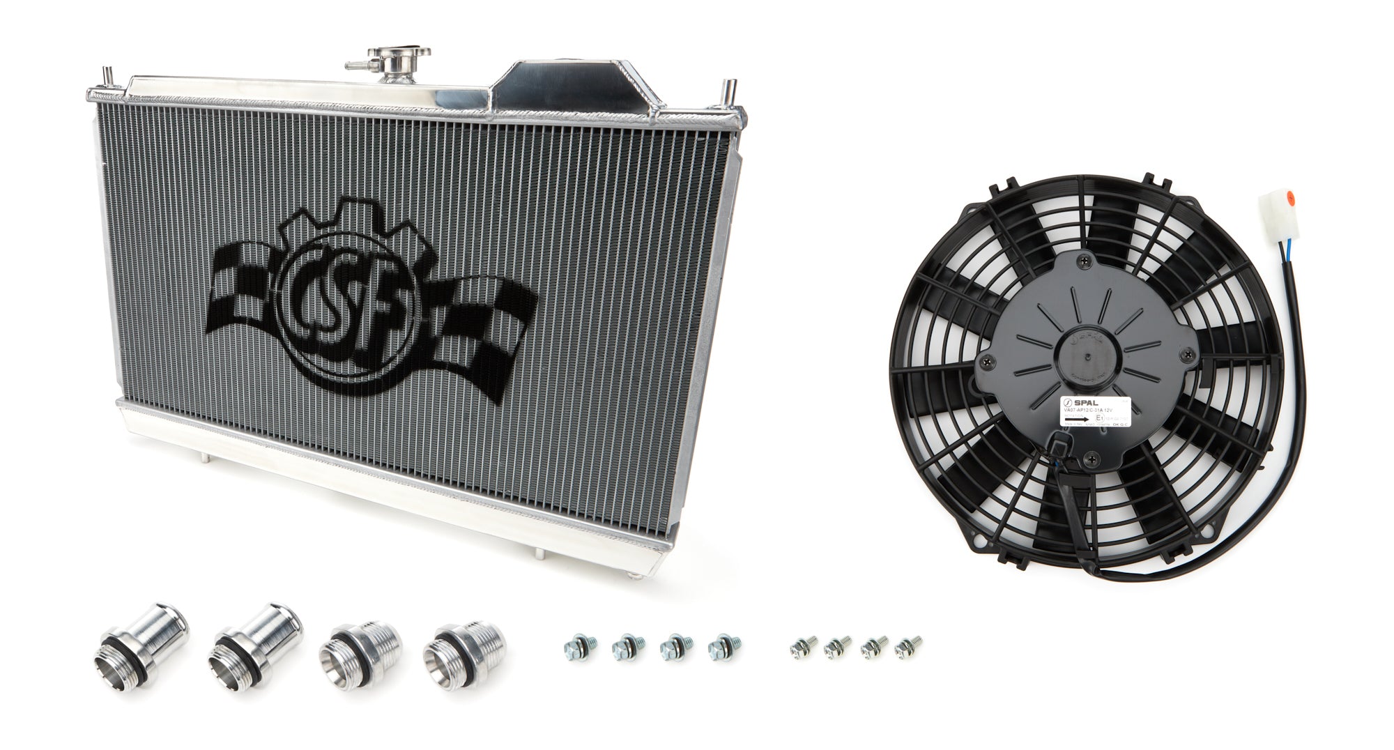 CSF Cooling - Racing & High Performance Division 7075 Radiator Mitsubishi Evo 7/8/9 - Full Size Slim CSF Cooling - Racing & High Performance Division 7075