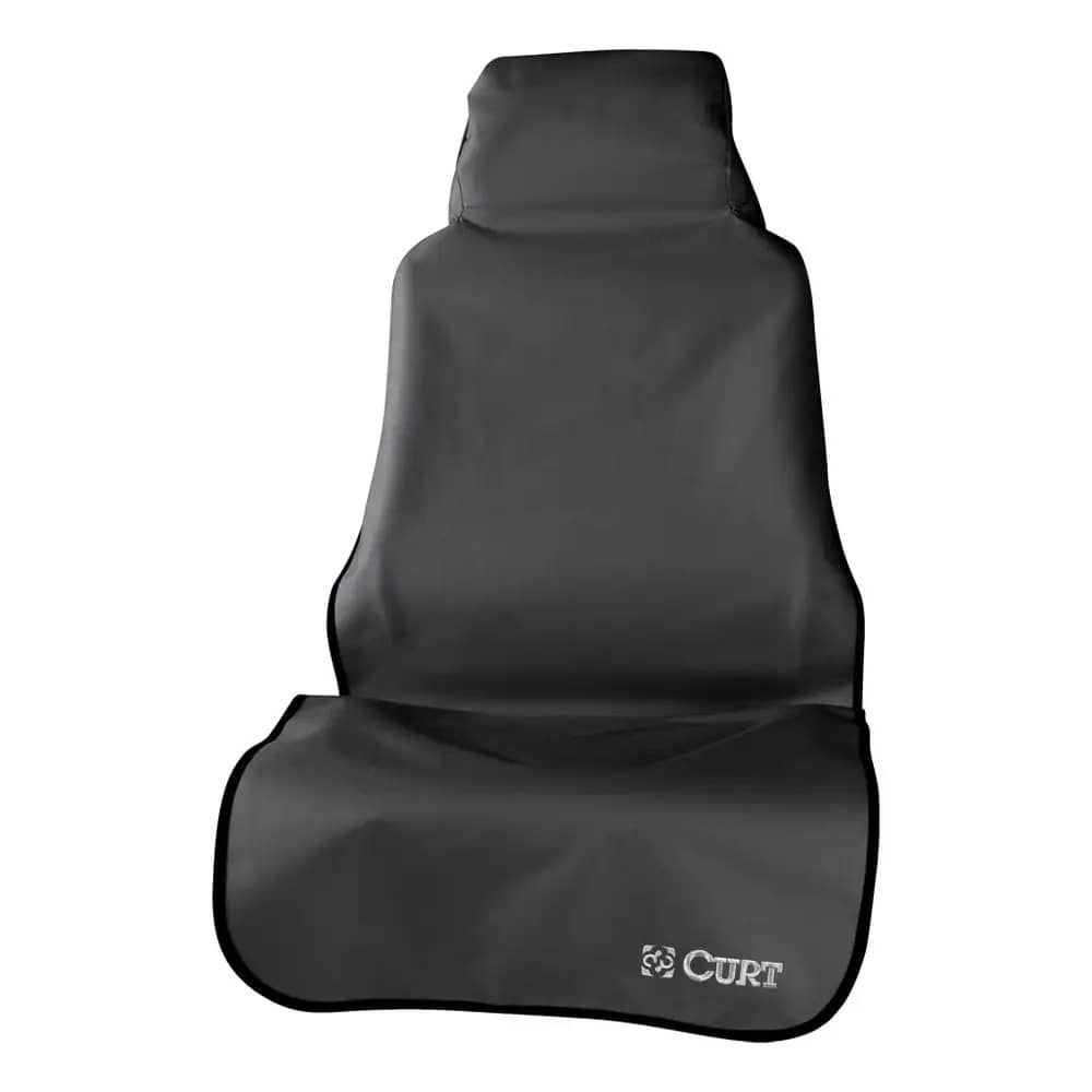 CURT 18501 SEAT DEFENDER 58" X 23" REMOVABLE WATERPROOF BLACK BUCKET SEAT COVER CURT 18501