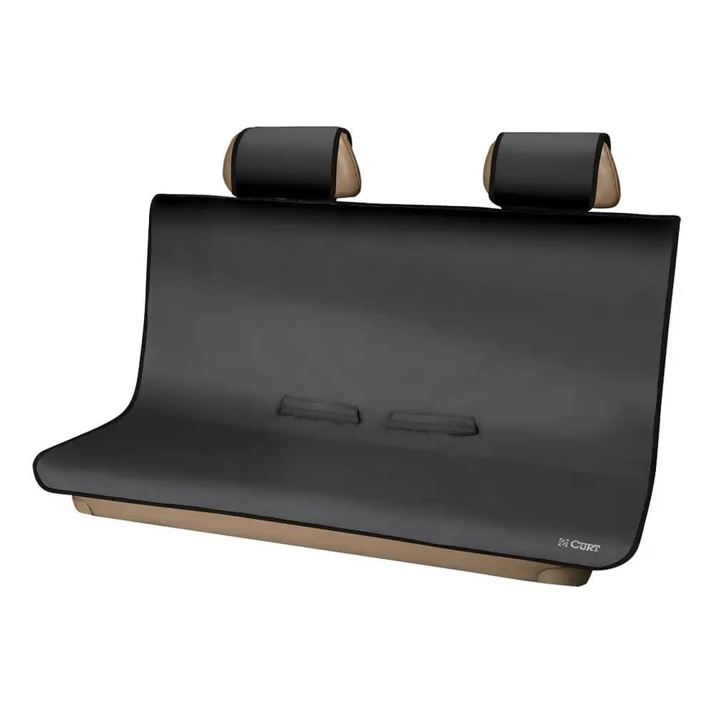 CURT 18511 SEAT DEFENDER 58" X 55" REMOVABLE WATERPROOF BLACK BENCH SEAT COVER CURT 18511
