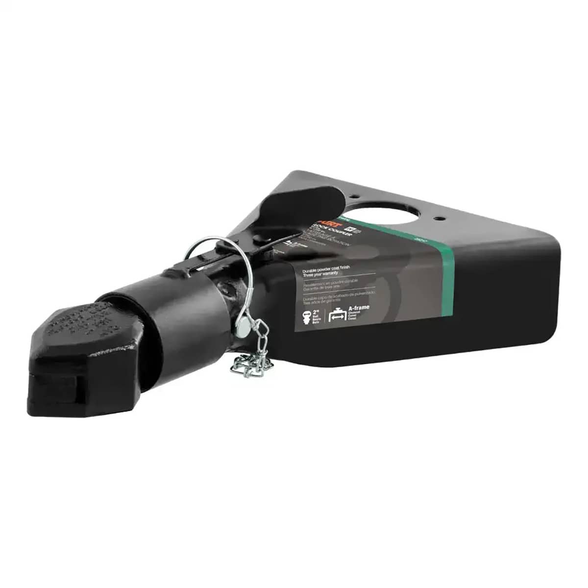 CURT 25217 2" A-FRAME COUPLER WITH SLEEVE-LOCK (7,000 LBS. BLACK) CURT 25217