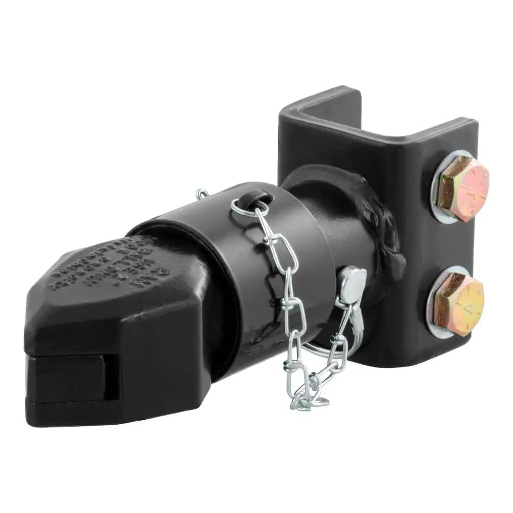 CURT 25319 2" Channel-Mount Coupler with Sleeve-Lock (7,000 lbs, Black) CURT 25319