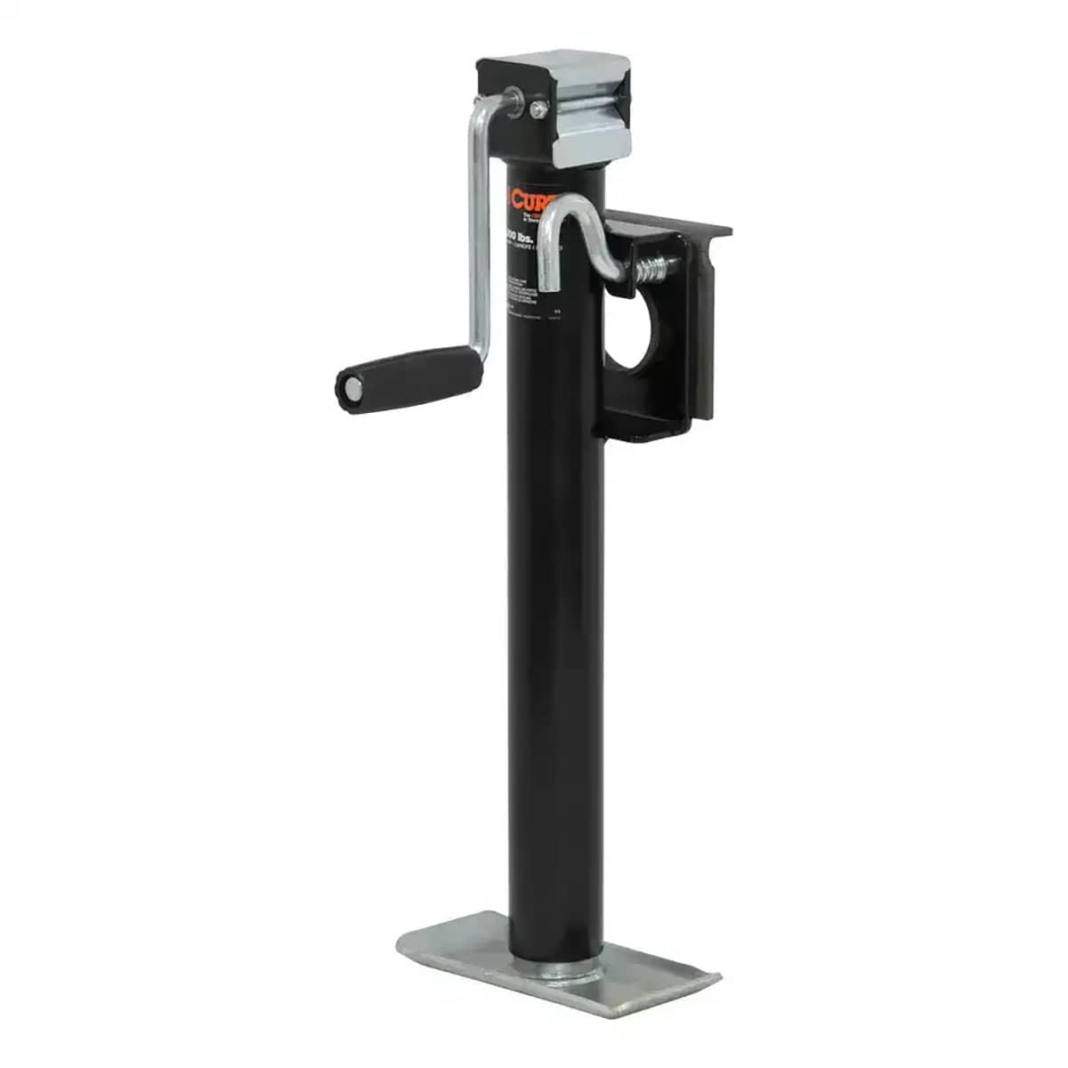 CURT 28306 BRACKET-MOUNT SWIVEL JACK WITH SIDE HANDLE (2,000 LBS. 15" TRAVEL) CURT 28306