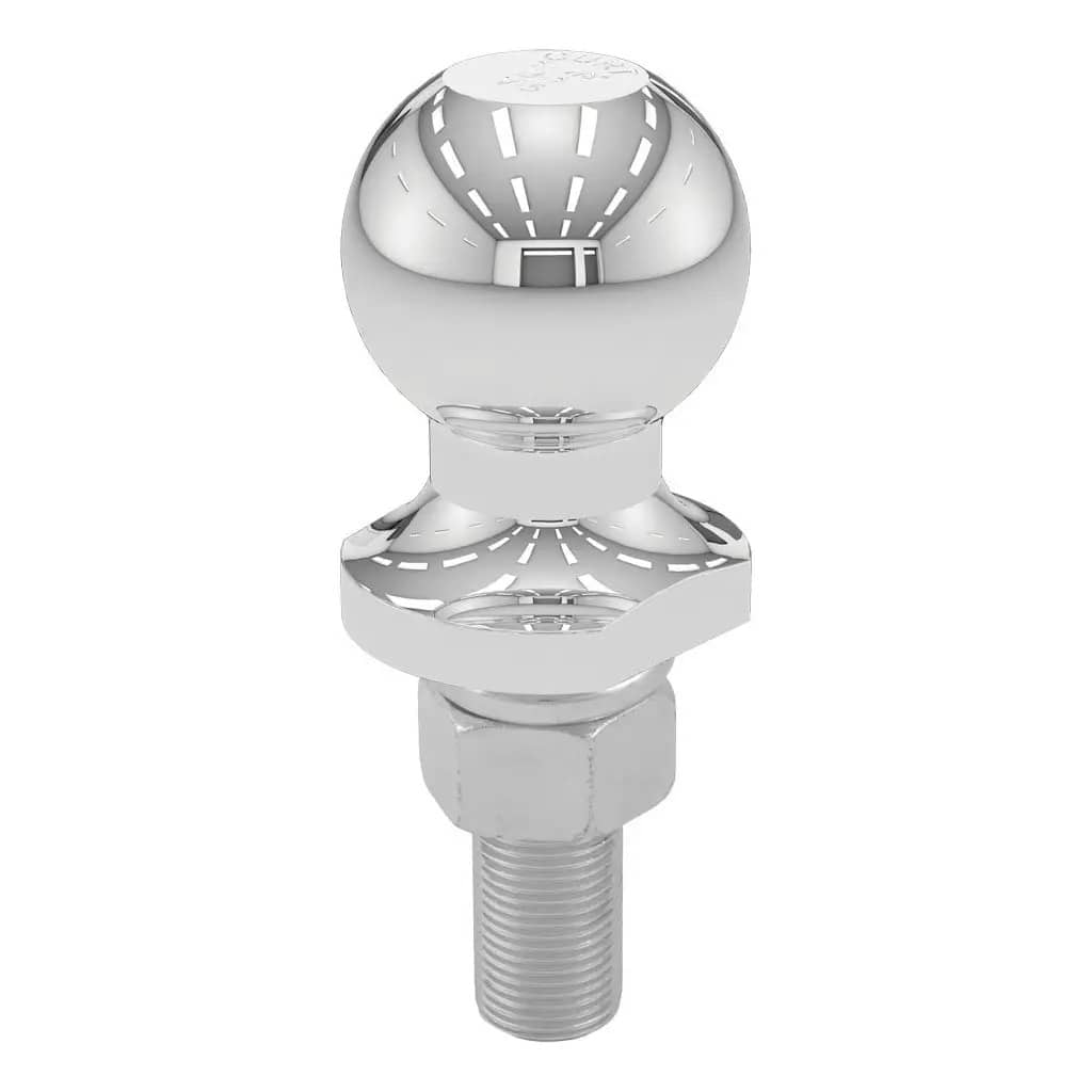 CURT 40015 1-7/8" Trailer Ball (3/4" x 2-1/8" Shank, 2,000 lbs., Chrome) CURT 40015