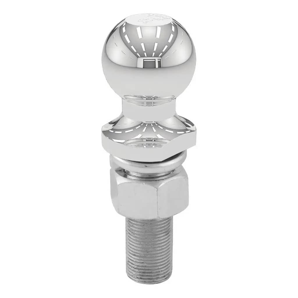 CURT 40017 1-7/8" Trailer Ball (1" x 3" Shank, 3,500 lbs., Chrome) CURT 40017