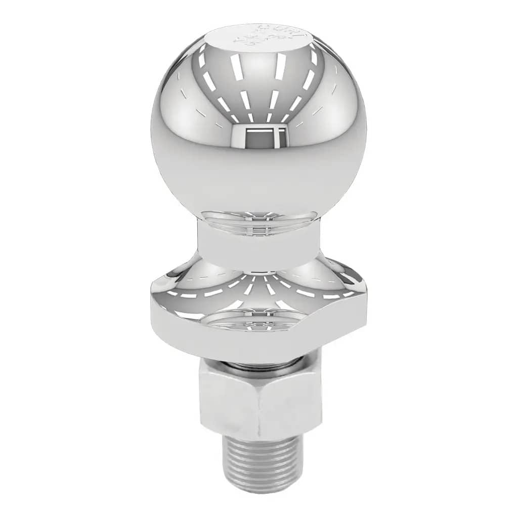 CURT 40095 1-7/8" ATV Tow Ball - Lawn Tractor Hitch Ball (2,000 lbs., Chrome) CURT 40095