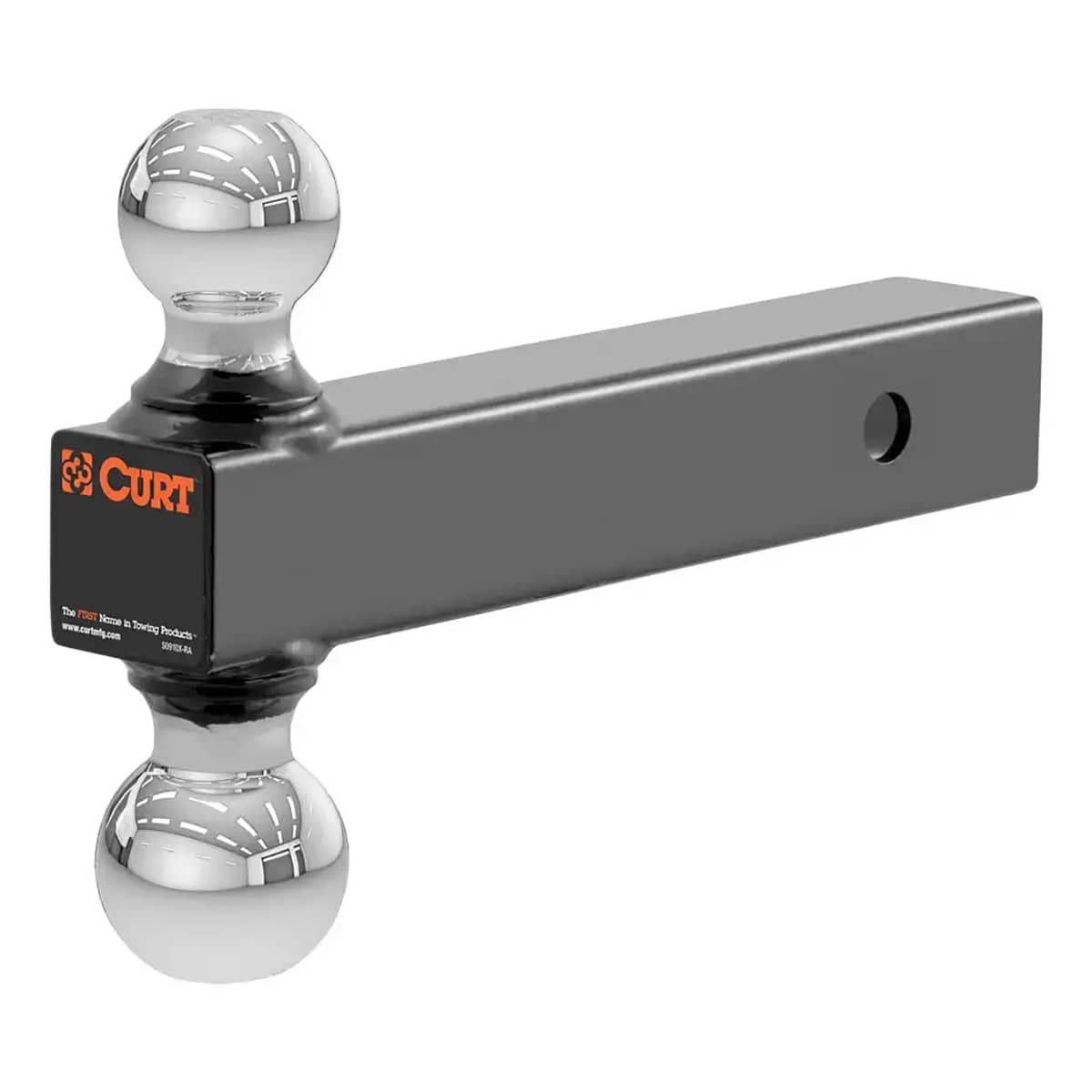 CURT 45002 MULTI-BALL MOUNT (2" HOLLOW SHANK 2" & 2-5/16" CHROME) CURT 45002