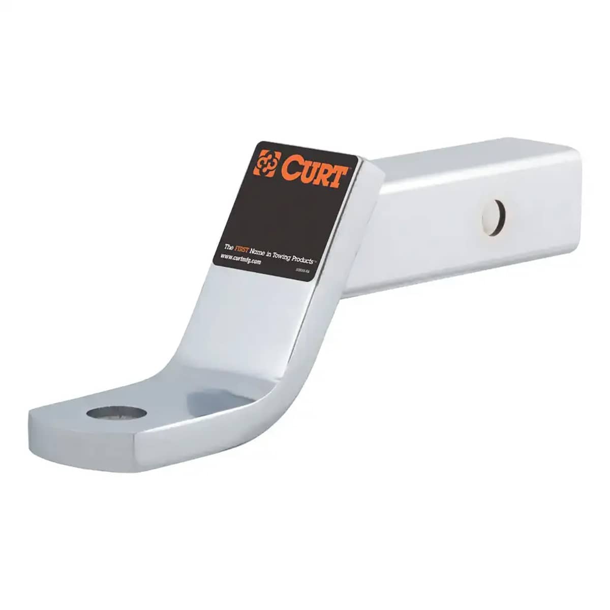 CURT 45296 CLASS 3 BALL MOUNT (2" SHANK 7,500 LBS. 4" DROP 8-1/4" LONG CHROME) CURT 45296