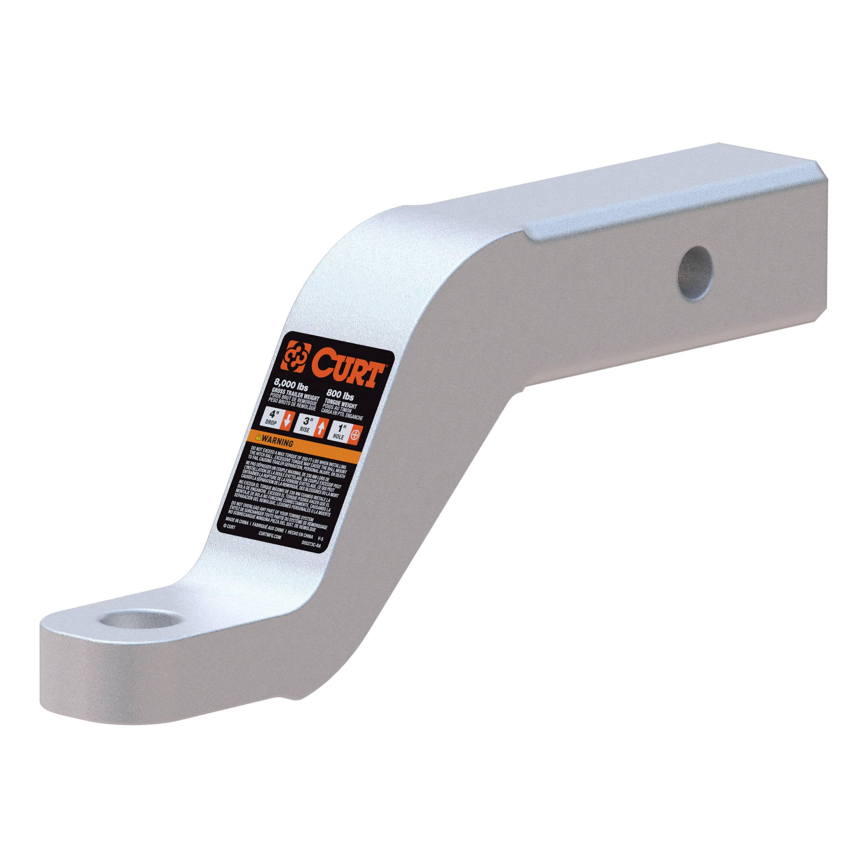 CURT 45361 2-INCH ALUM. BALL MOUNT CURT 45361