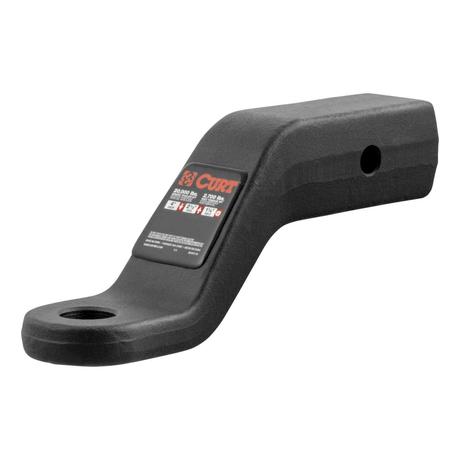 CURT 45458 2-1/2 INCH BALL MOUNT CURT 45458