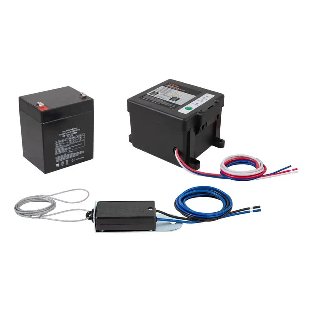 CURT 52042 PUSH-TO-TEST BREAKAWAY KIT WITH SIDE-LOAD BATTERY CURT 52042