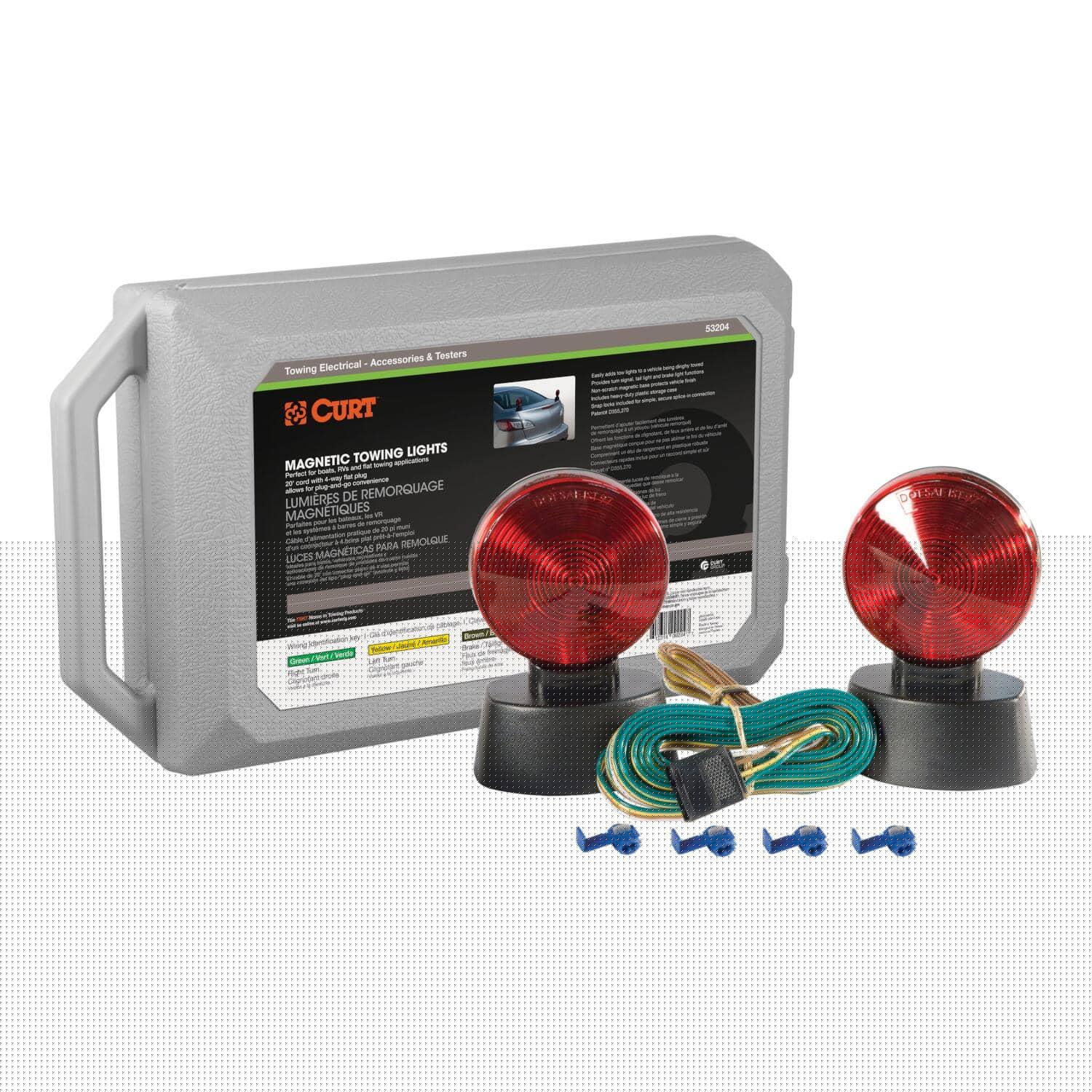 CURT 53204 MAGNETIC TOWING LIGHTS CURT 53204