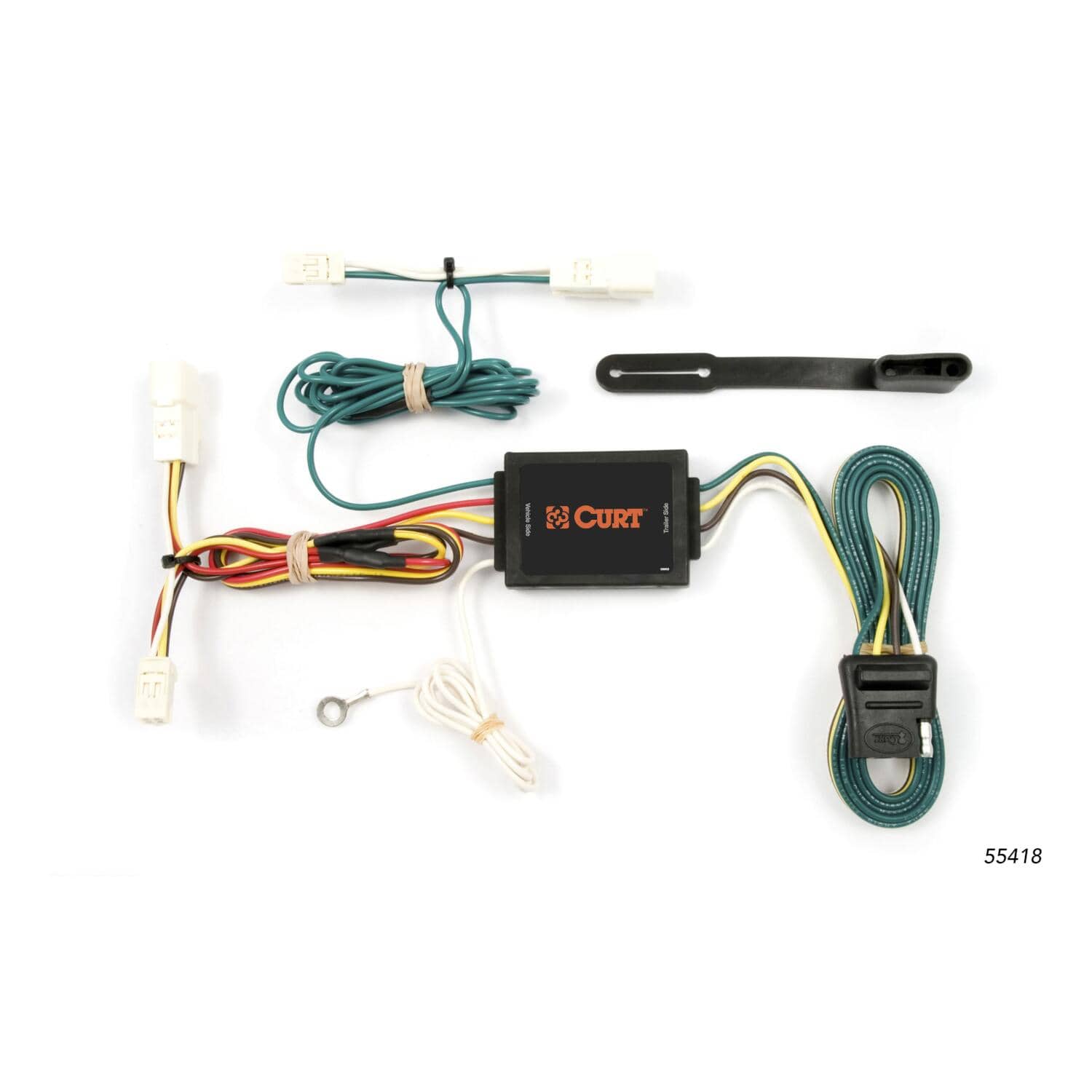 CURT 55418 4-FLAT CUSTOM WIRING ; 98-03 SIENNA CURT 55418