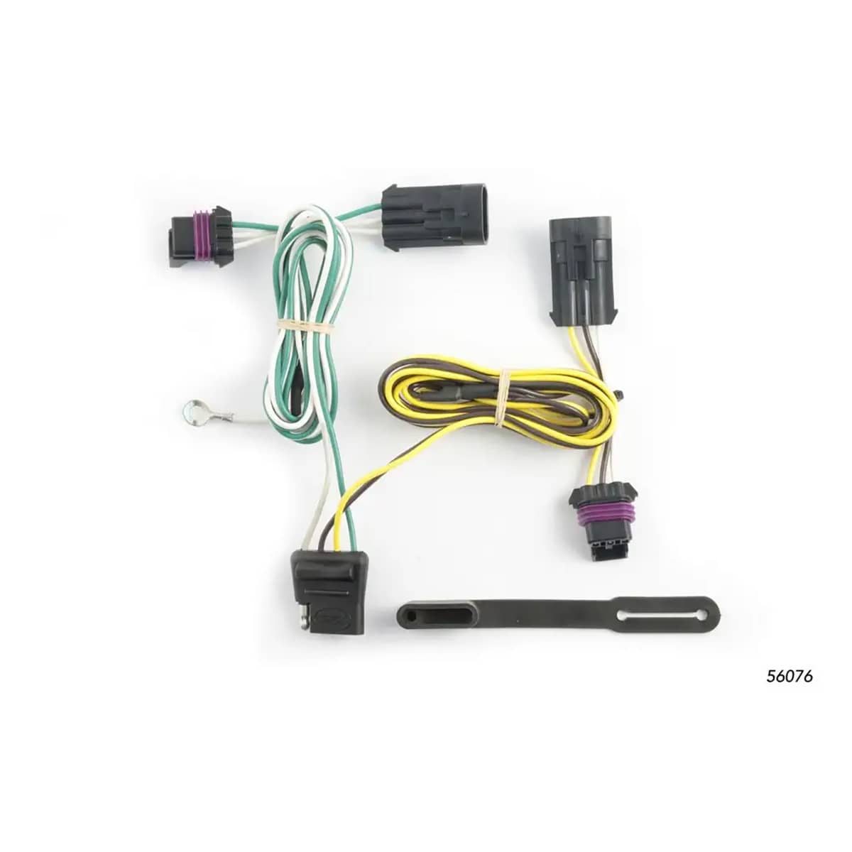 CURT 56076 CUSTOM WIRING HARNESS 4-WAY FLAT PONTIAC GRAND PRIX CURT 56076