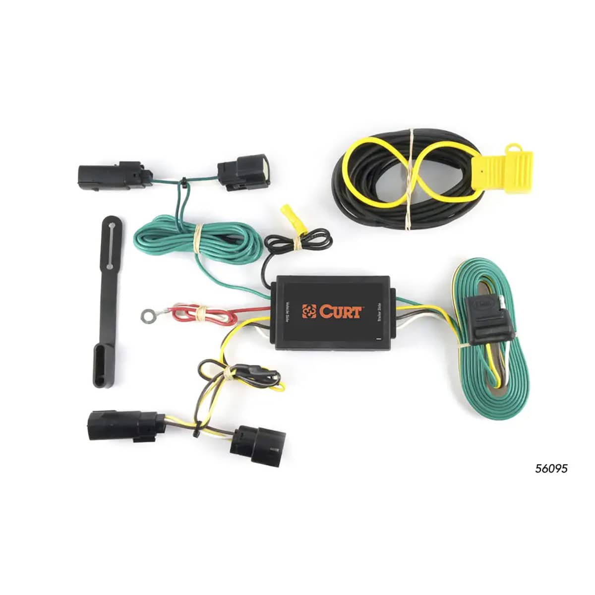 CURT 56095 CUSTOM WIRING HARNESS 4-WAY FLAT 10-19 LINCOLN MKT CURT 56095