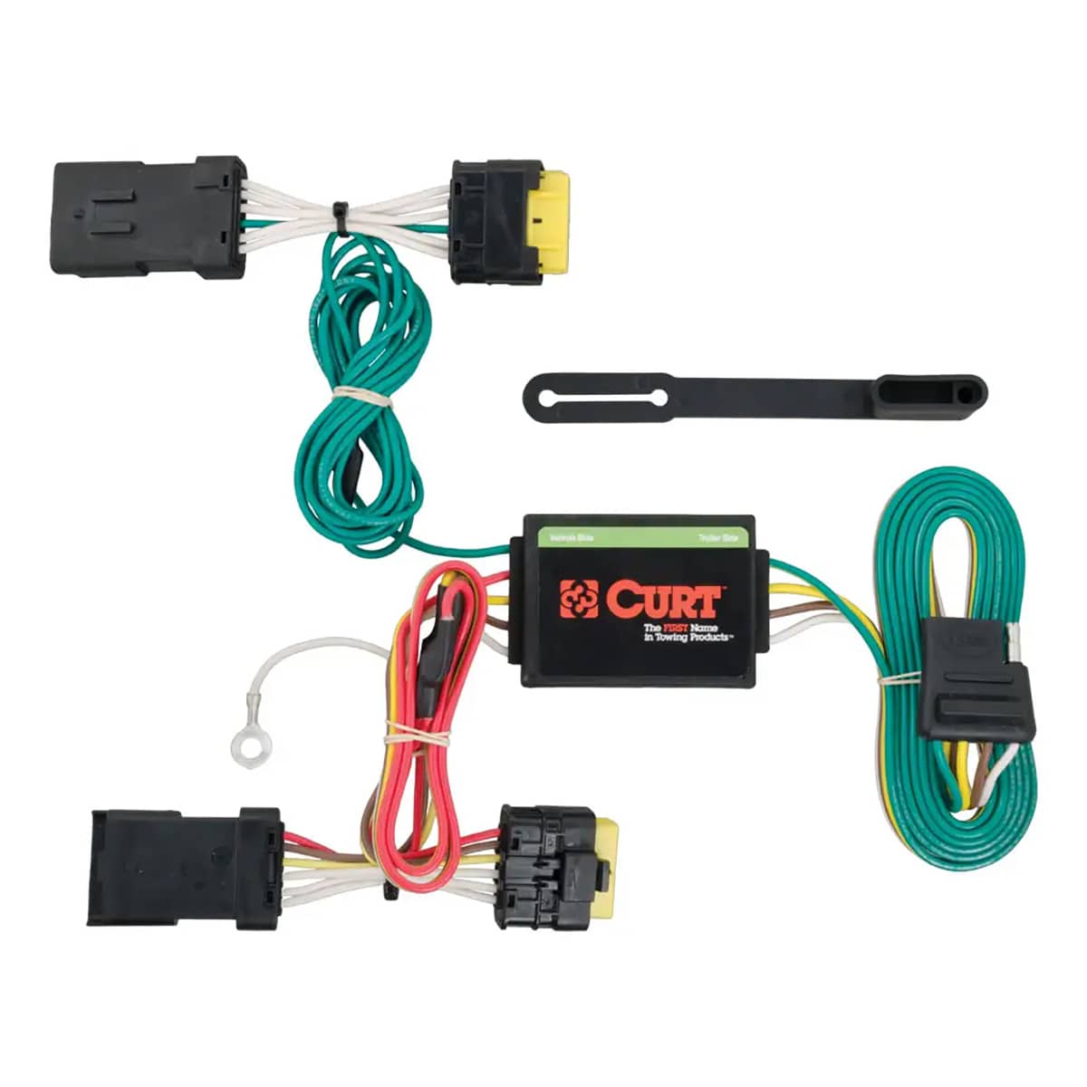 CURT 56185 CUSTOM WIRING 4-WAY FLAT 14-18 NISSAN VERSA W/O LED TAIL LIGHTS CURT 56185