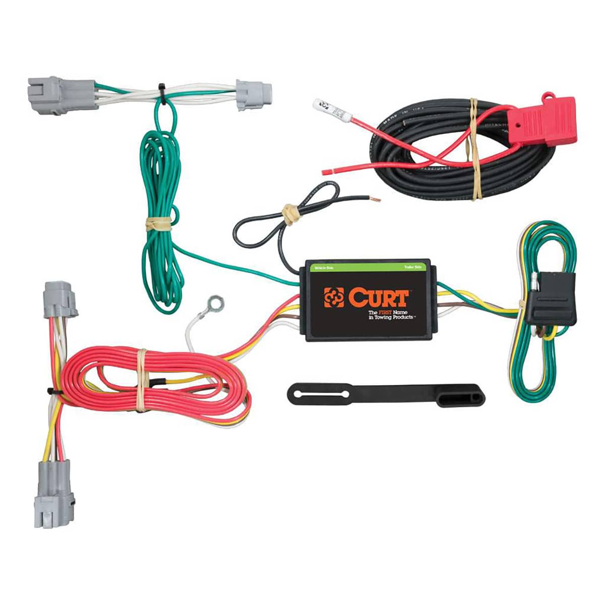 CURT 56243 CUSTOM WIRING HARNESS 4-WAY FLAT 14-15 SUBARU XV CROSSTREK HYBRID CURT 56243