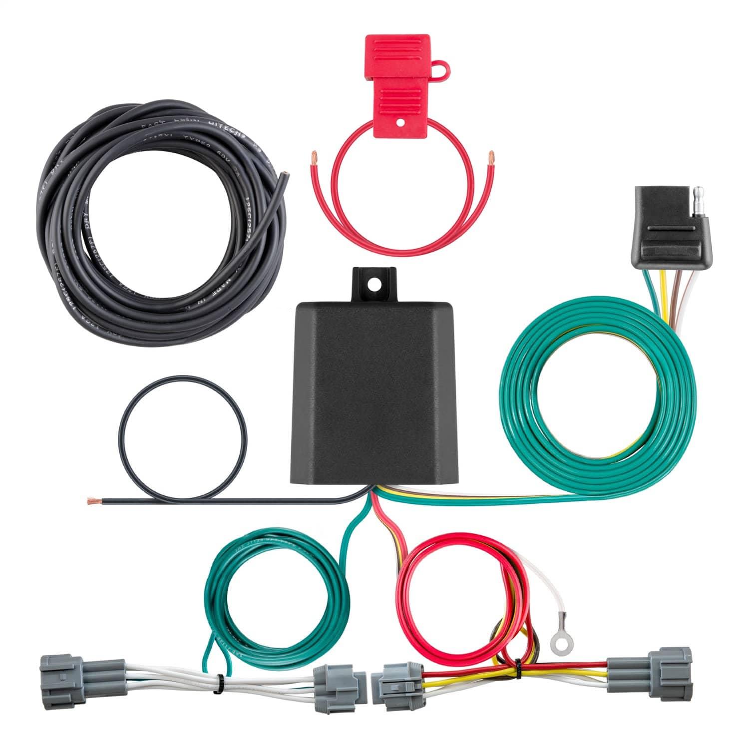 CURT 56418 4-FLAT WIRE HARNESS 18-24 KICKS CURT 56418