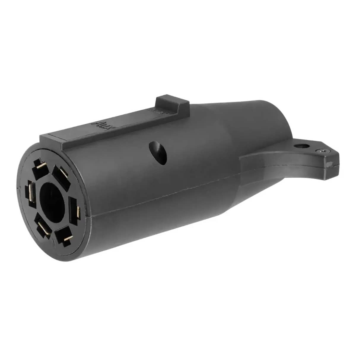 CURT 57260 ADAPTER (7-WAY RV BLADE TO 6-WAY ROUND TRAILER, CENTER PIN AUXILLARY) CURT 57260