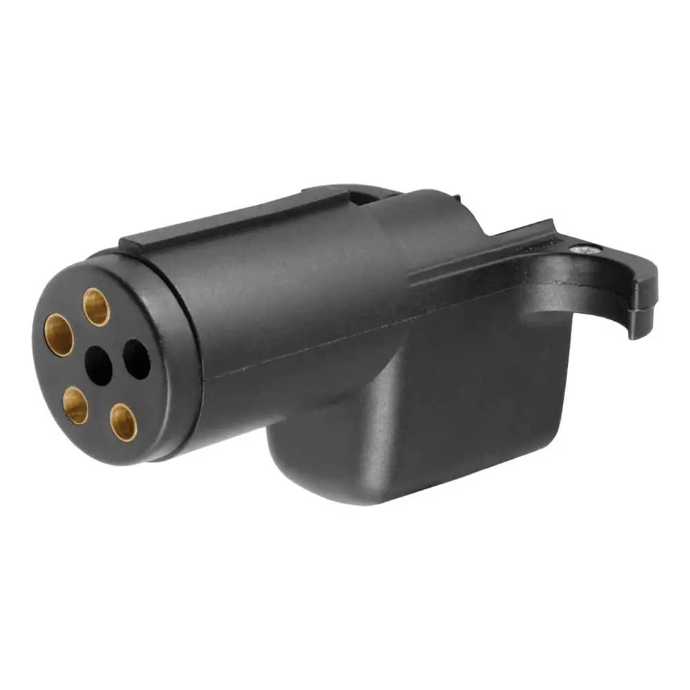 CURT 57620 ELECTRICAL ADAPTER (6-WAY ROUND VEHICLE TO 4-WAY FLAT TRAILER) CURT 57620
