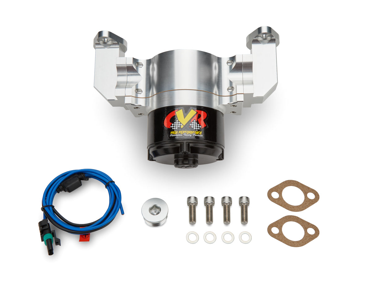 CVR Performance 8550CL SBC Billet Alum Electric Water Pump Clear CVR Performance 8550CL