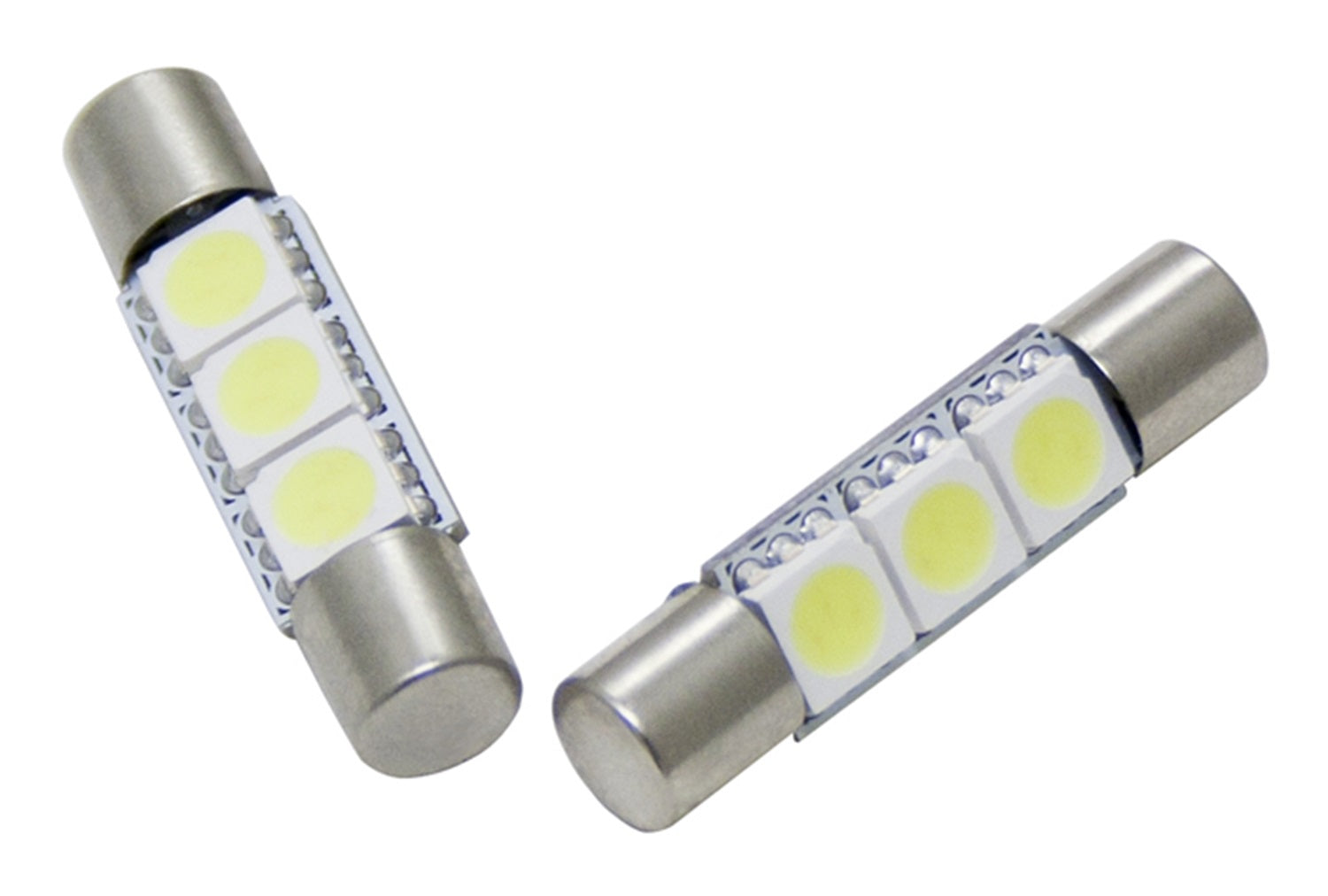 LED Bulb; 6614F Bulb Type; Dome Bulb; White; 1 Pair; 32mm; IPCW CWB-6614FLW32