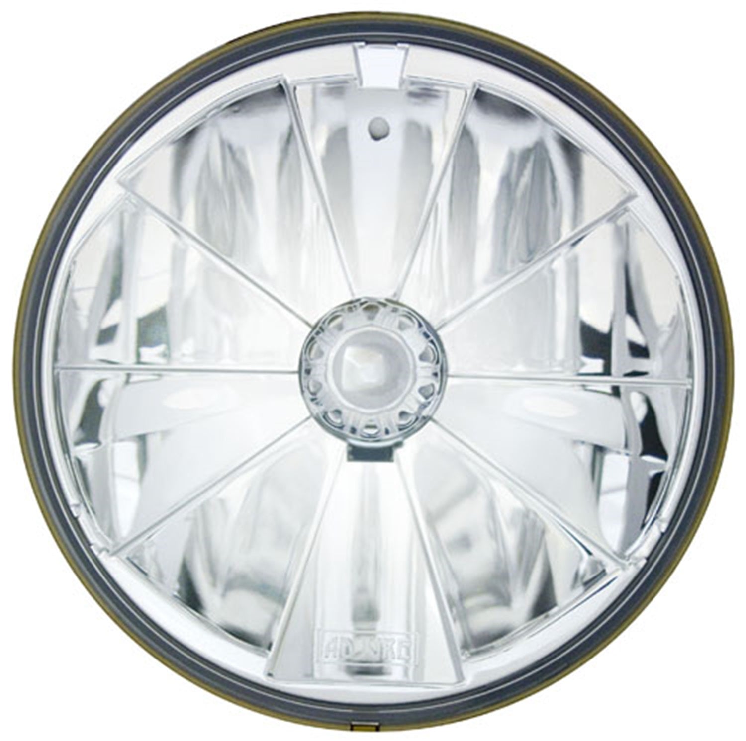 Conversion Headlight; 7 in. Round Pie Cut w/H4 Bulb; 1 pc.; IPCW CWC-7015