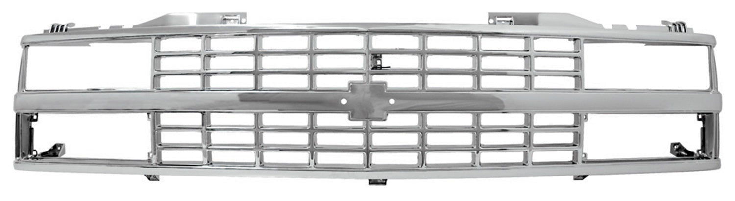 Custom Grille; For Use w/Dual Sealed Beam And Composite Head Lights; All Chrome; IPCW CWG-GR0307C0C
