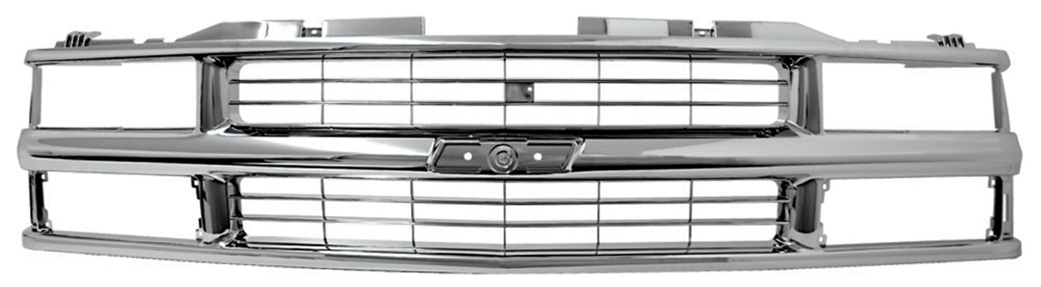 Custom Grille; For Use w/Dual Sealed Beam And Composite Head Lights; All Chrome; IPCW CWG-GR0307K0C