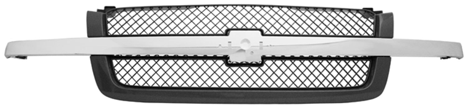 OE Replacement Grille; Smooth; Chrome/Gray; IPCW CWG-GR0407H0