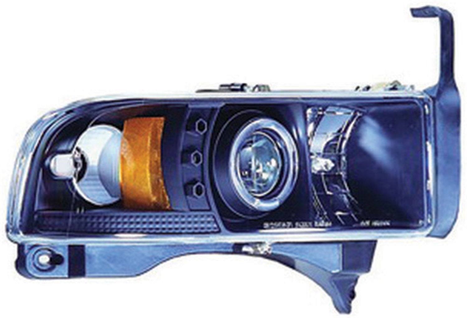 Head Lamps; Projector w/Rings; Black; IPCW CWS-401B2