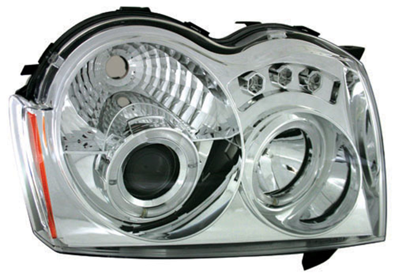Head Lamps; Projector; Chrome; IPCW CWS-5005C2