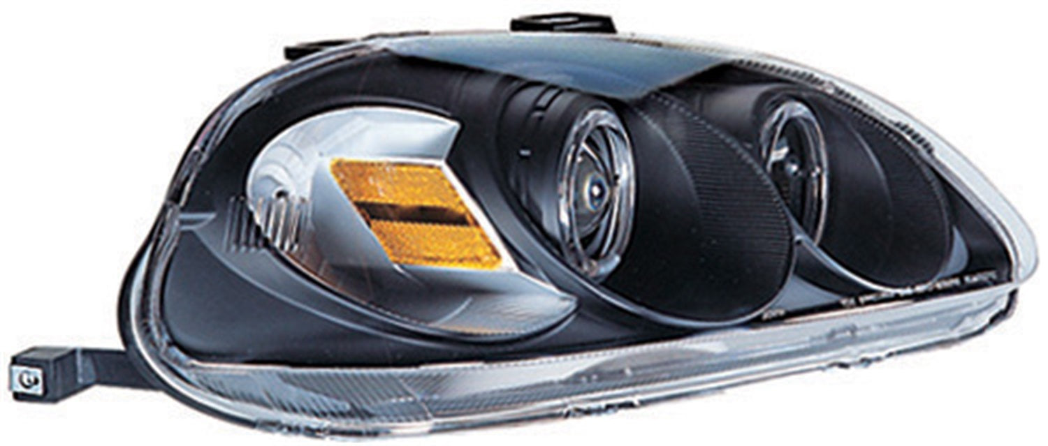 Head Lamps; Projector w/Rings; Black; IPCW CWS-729B2