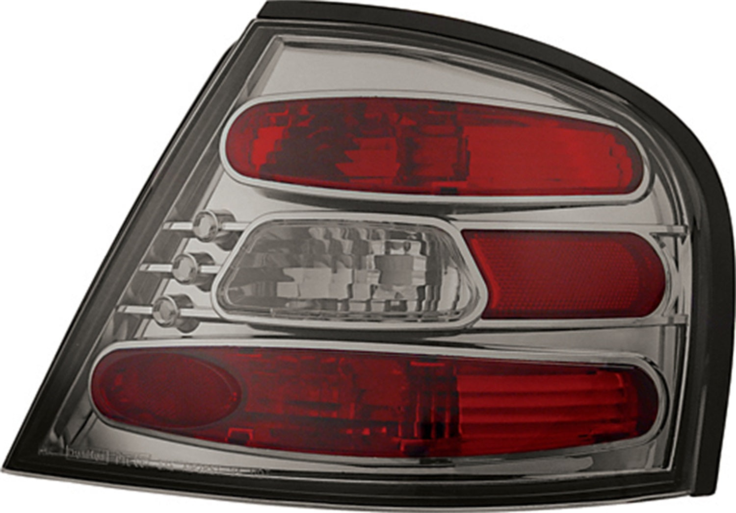 Crystal Eyes™ Tail Lamps; Platinum Smoke; IPCW CWT-CE1109CS