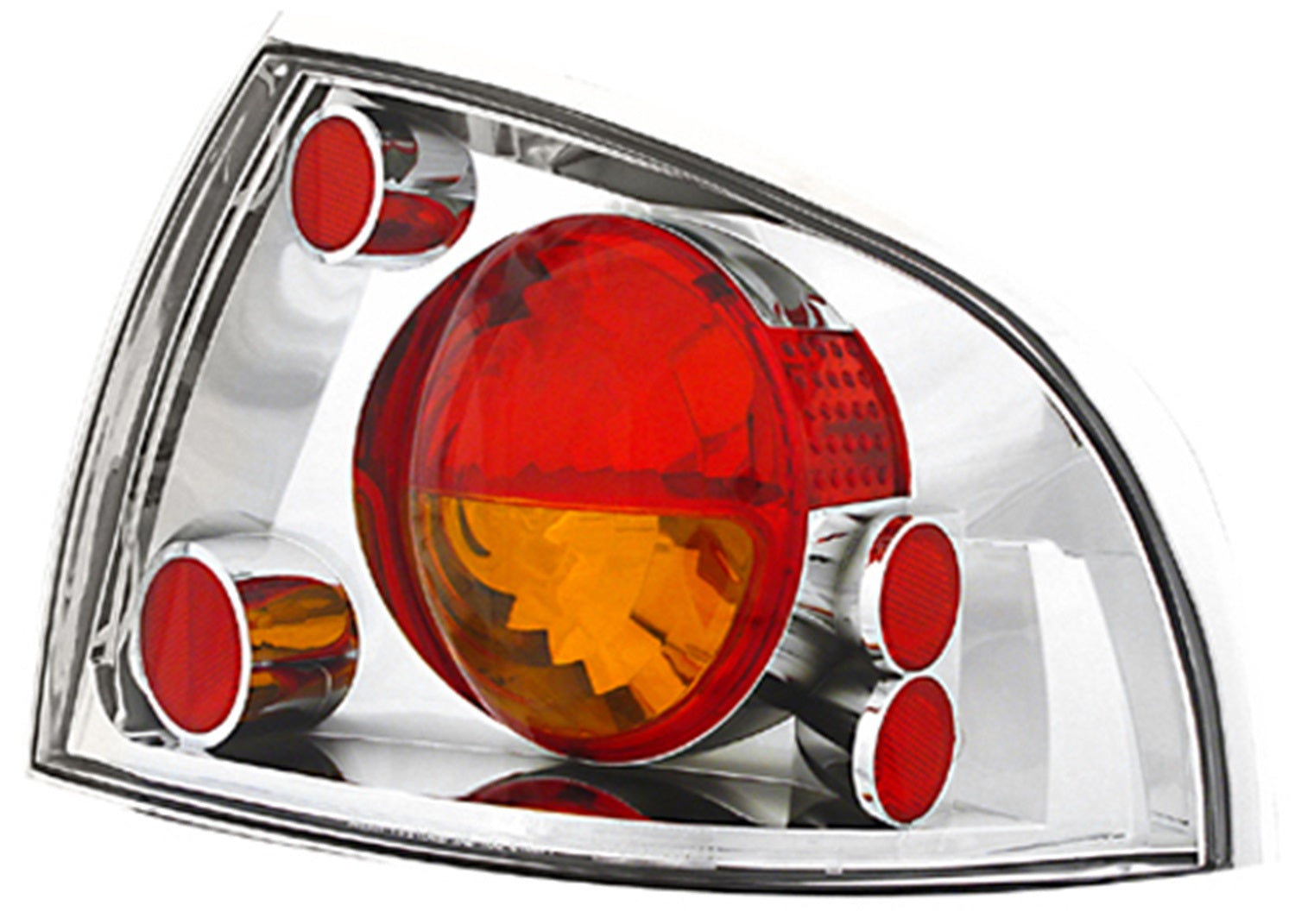 Crystal Eyes™ Tail Lamps; Clear/Red/Amber; IPCW CWT-CE1112CA