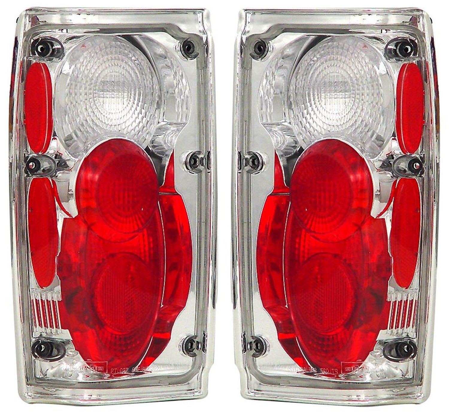 Crystal Eyes™ Tail Lamps; Crystal Clear; IPCW CWT-CE2008C