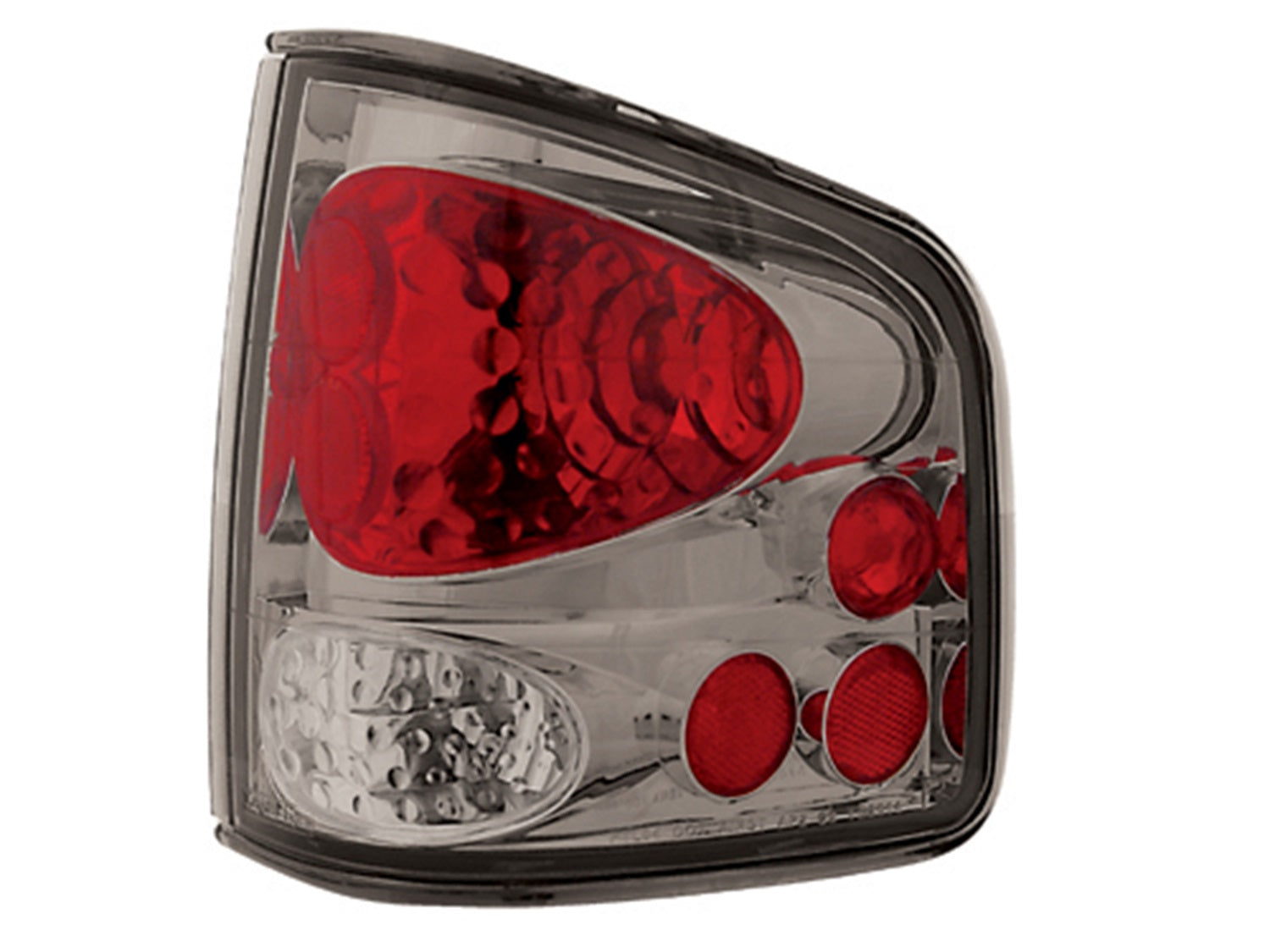 Crystal Eyes™ Tail Lamps; Platinum Smoke; IPCW CWT-CE310CS