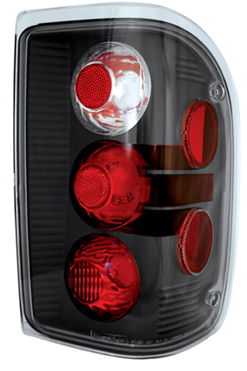 Crystal Eyes™ Tail Lamps; Bermuda Black; IPCW CWT-CE506BCB