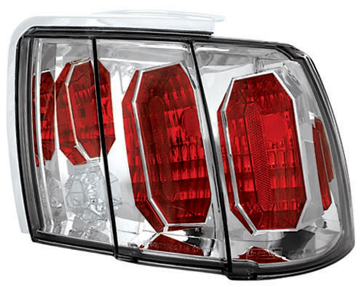 Crystal Eyes™ Tail Lamps; Crystal Clear; IPCW CWT-CE521C