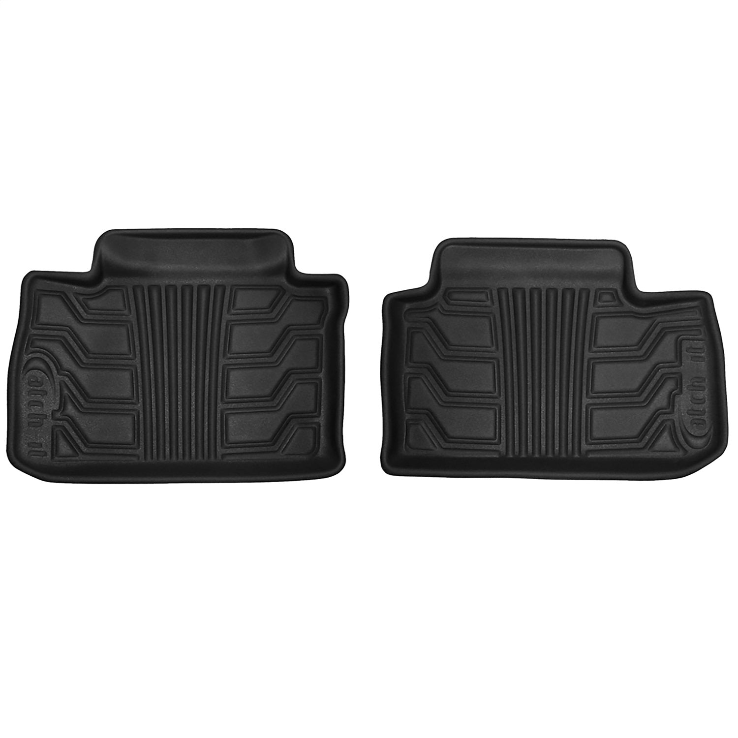 Nifty 383113-B Catch-It Mat Floor Mat; 2 pc.; Rear; Black; Nifty 383113-B
