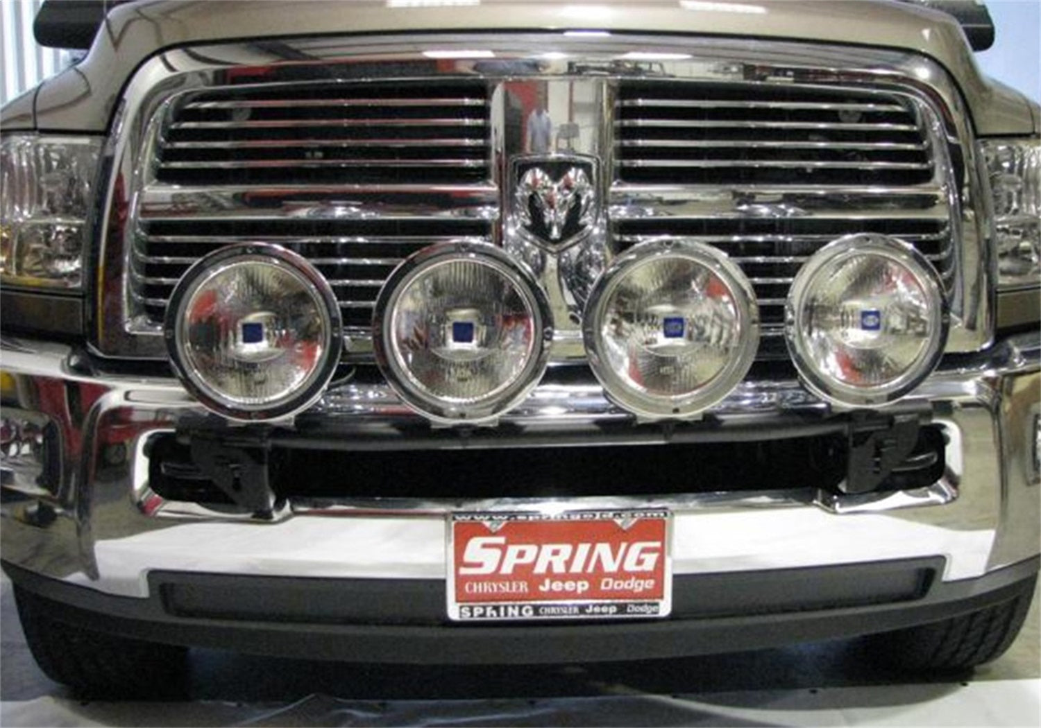 N-Fab D104LB Light Mounting-Light Bar (4-9in.)-10-19 Ram 2500/3500-Gloss Blk N-Fab D104LB