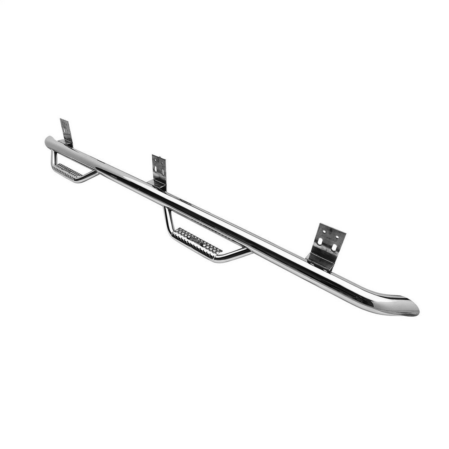 N-Fab Nerf Step Wheel-To-Wheel; Stainless Steel; 4 Step; Smittybilt D0989CC-SS