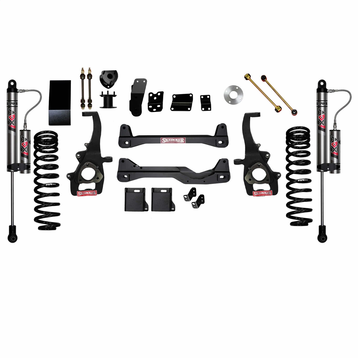 Skyjacker D1440SSK-X 4 In. Suspension Lift System With ADX 2.0 Remote Reservoir Shocks. Skyjacker D1440SSK-X