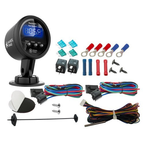 Davies Craig DC-0500 Digital Gauge Thermatic Fan & EWP Switch Kit Davies Craig DC-0500